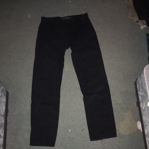 Men's Black Slim Fit Chinos